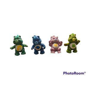 Vintage Care Bear Cousins Poseable Bright heart Grumpy Wish Good Luck Bear